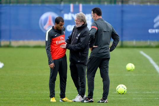 Lucas MOURA / Giovanni MAURI - 19.04.2013 - Entrainement