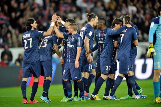 Joie du PSG - Jeremy MENEZ - 21.04.2013 - Paris Saint