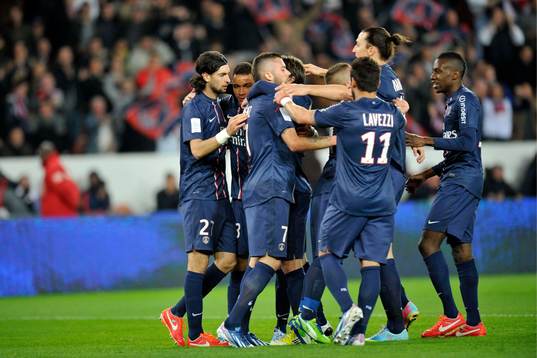 Joie du PSG - Jeremy MENEZ - 21.04.2013 - Paris Saint