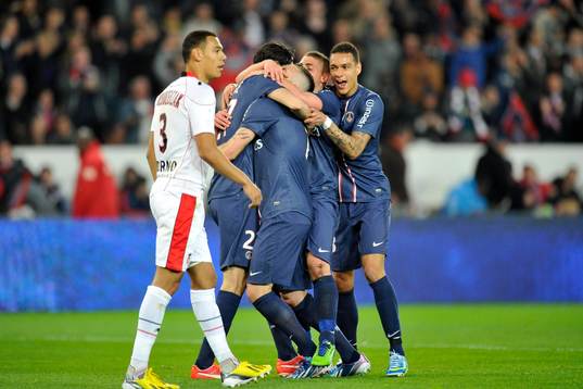 Joie du PSG - Jeremy MENEZ - 21.04.2013 - Paris Saint