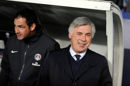 Carlo ANCELOTTI - 21.04.2013 - Paris Saint Germain / Nice -
