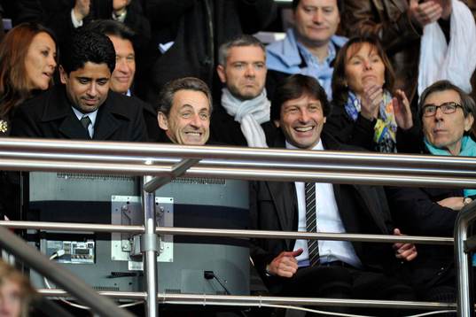 Nasser AL KHELAIFI / Nicolas SARKOZY / LEONARDO -