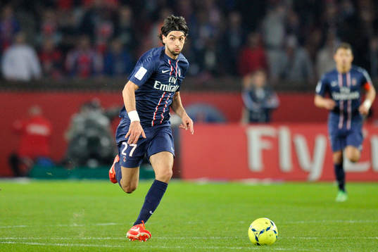 Javier PASTORE - 21.04.2013 - Paris Saint Germain / Nice -