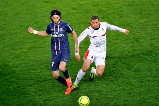 Javier PASTORE / Nemanja PEJCINOVIC - 21.04.2013 - Paris