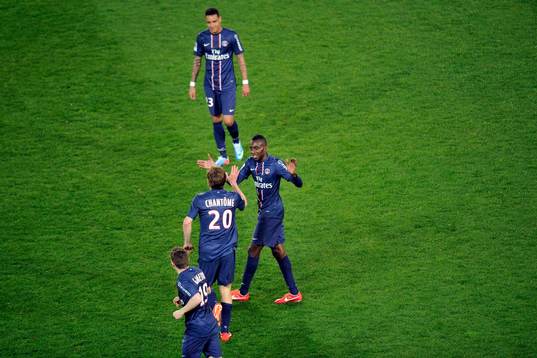 Joie de Clement CHANTOME - Blaise MATUIDI - 21.04.2013 -