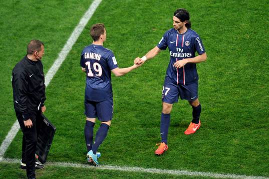 Kevin GAMEIRO / Javier PASTORE - 21.04.2013 - Paris Saint