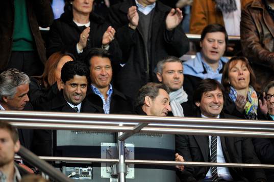 Nasser AL KHELAIFI / Nicolas SARKOZY / LEONARDO -