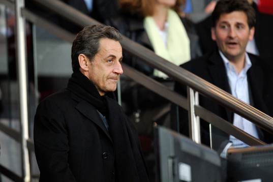 Nicolas SARKOZY - 21.04.2013 - Paris Saint Germain / Nice -
