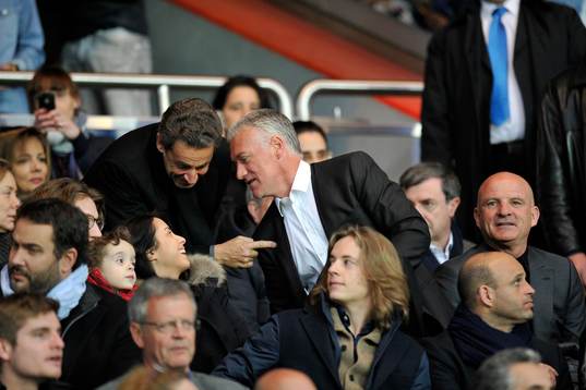 Nicolas SARKOZY / Didier DESCHAMPS - 21.04.2013 - Paris