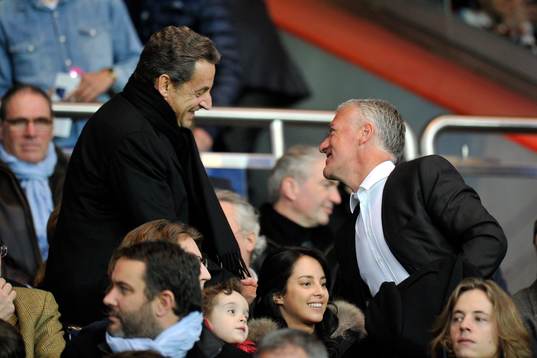 Nicolas SARKOZY / Didier DESCHAMPS - 21.04.2013 - Paris