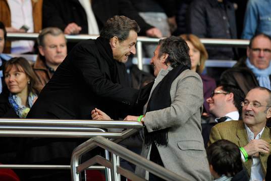 Nicolas SARKOZY / Richard Anconina - 21.04.2013 - Paris