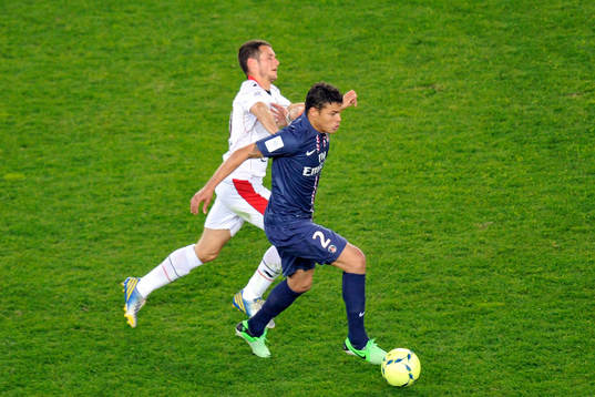Thiago SILVA / Luigi BRUINS - 21.04.2013 - Paris Saint