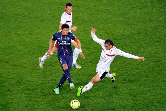 Thiago SILVA / Nemanja PEJCINOVIC - 21.04.2013 - Paris
