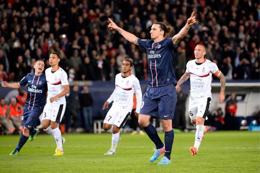 Marco VERRATTI / Zlatan IBRAHIMOVIC - 21.04.2013 - Paris