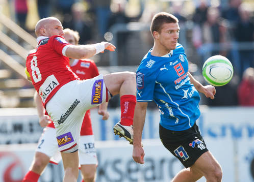 Hensik Rydström, Kalmar och Shkodran Maholli, Halmstad