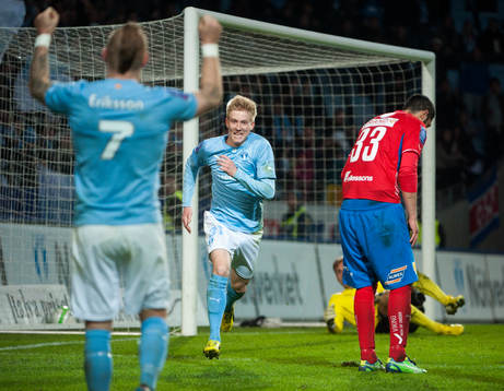 Simon Kroon, Malmö, jublar