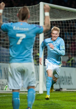 Simon Kroon, Malmö, jublar