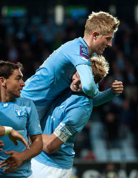 Simon Kroon, Malmö, jublar