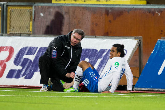 James Frempong, Norrköping tvingas bryta matchen