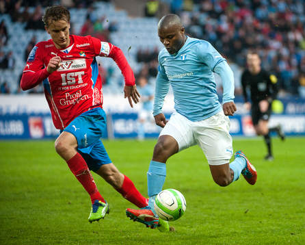 Tokelo Rantie, Malmö, och Månz Karlsson, Östers IF