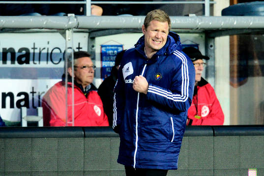 Magnus Pehrsson, tränare Djurgården deppar