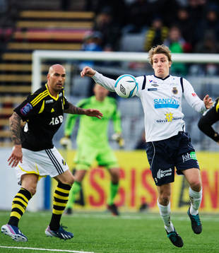 Alexander Milosevic, AIK, och Johan Oremo, Gefle
