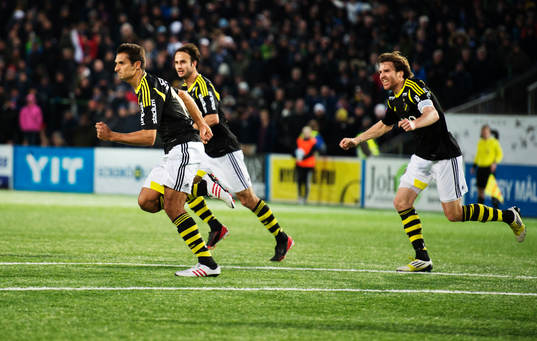 Celso Borges, Helgi Danielsson och Nils-Eric Johansson,