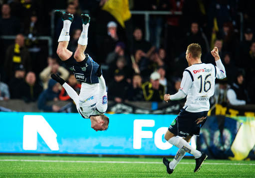 Alexander Faltsetas och David Fällman, Gefle, jublar