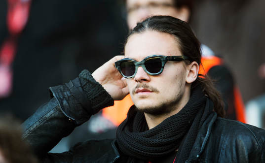 Erik Johansson, Malmö FF, skadad på läktaren med