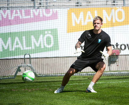 Johan Dahlin, målvakt Malmö FF
