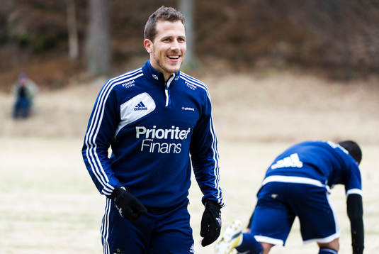 En glad Tobias Hysén, IFK Göteborg