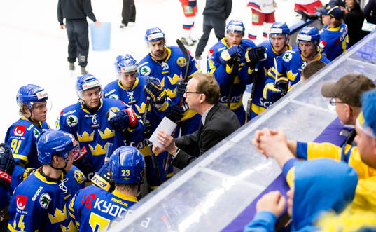 Förbundskapten tränare Pär Mårts, coachar Niklas