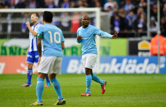 Tokelo Rantie, Malmö FF, jublar
