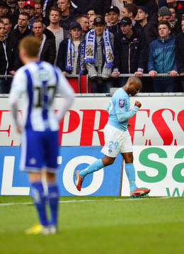 Tokelo Rantie, Malmö FF, jublar