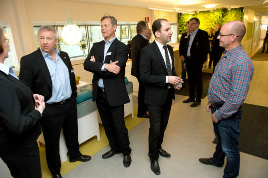 Invigning av de nya lokalerna på Evenemangsgatan 21