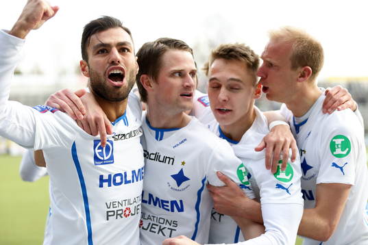 Imad Khalili (V), Norrköping, jublar