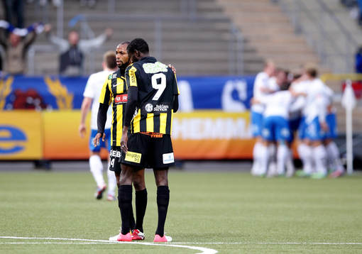 Rene Makondele och Dioh Williams, Häcken, deppar