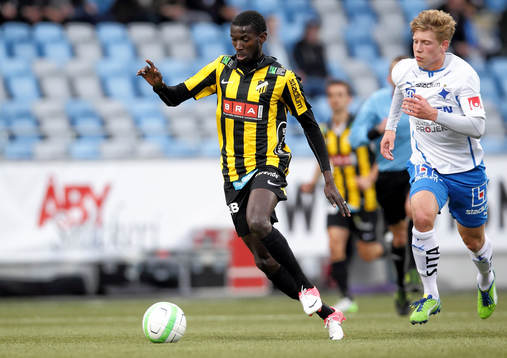Dioh Williams, Häcken, och Alexander Fransson, Norrköping