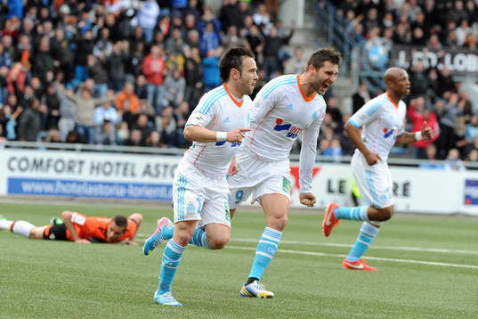 Joie Mathieu VALBUENA - 27.04.2013 - Lorient / Marseille -