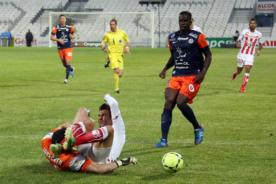 Blessure Geoffrey JOURDREN - 27.04.2013 - Ajaccio /