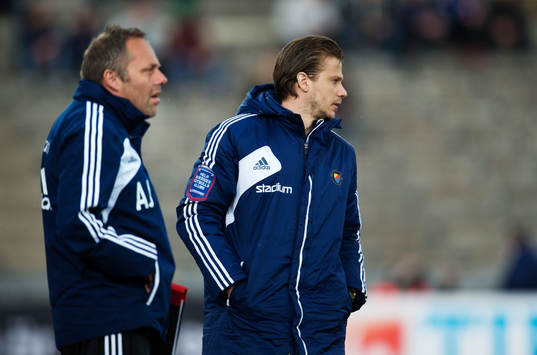 Anders Johansson och Martin Sundgren, tränare Djurgården
