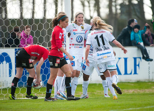Lina Hurtig, Umeå, jublar