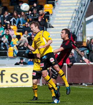 Craig Hendersson,  Mjällby, Andreas Haddad, Brommapojkarna