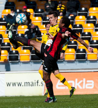 Haris Radetinac,  Mjällby, Serge-Junior Martinsson Ngou,