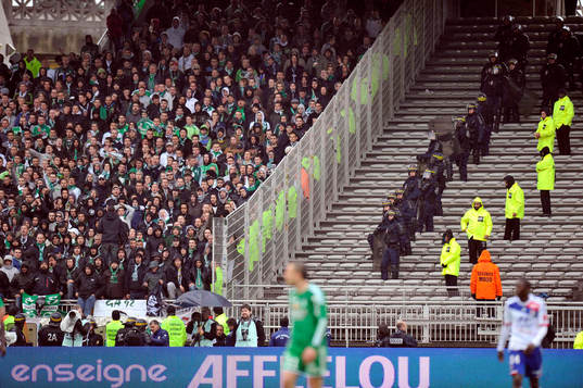 Supporters Saint Etienne - Police - 28.04.2013 - Lyon /