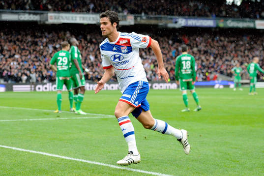 Joie de Yoann GOURCUFF - 28.04.2013 - Lyon / Saint Etienne