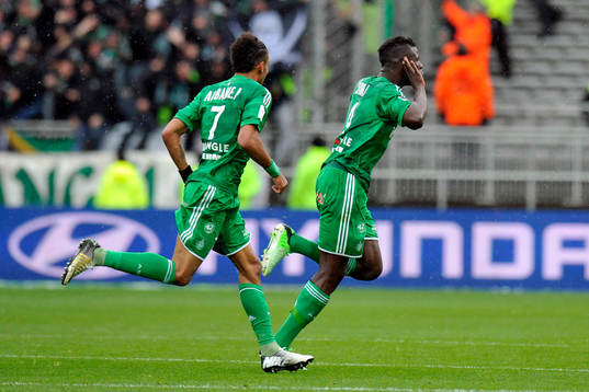 Joie de Kurt ZOUMA - 28.04.2013 - Lyon / Saint Etienne -
