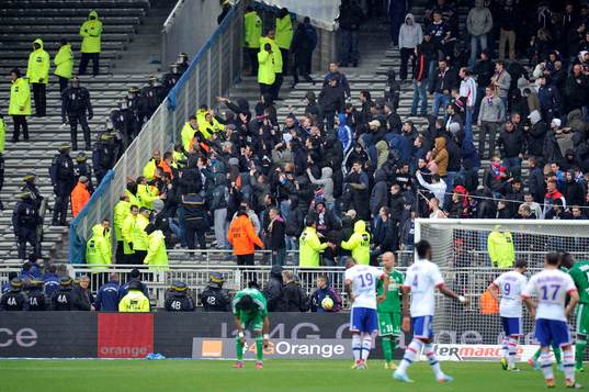 Incident Supporters - 28.04.2013 - Lyon / Saint Etienne -