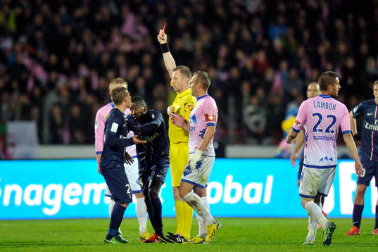 Fotboll, Franska ligan, Evian Thonon - PSG