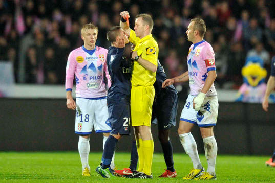 Fotboll, Franska ligan, Evian Thonon - PSG